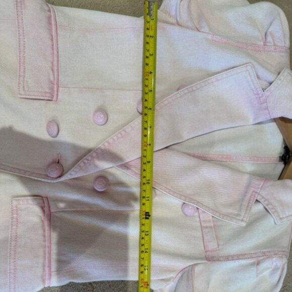 Generation Love Baby Pink Denim Double Breasted Blazer - Picture 7 of 16